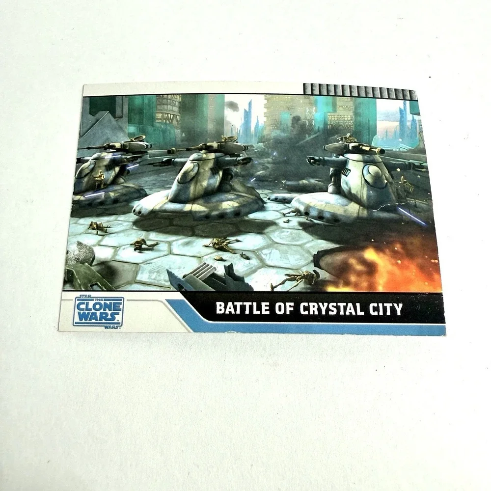 Star Wars Clone Wars Card Lot Topps 2008 Ahsoka Yoda Obi Wan 5 Cards